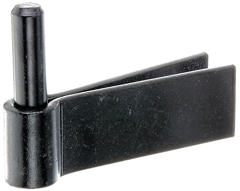 Alberts 863920 Kloben zum Einmauern | F-Mauerhaken | schwarzer Tauchlack | Dornmaß Ø16 mm | 105 x 40 mm | 10er Set