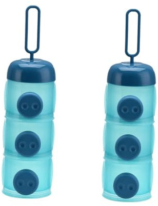 TOYANDONA 2 Stück 3 Formelspender milchpulver portionierer milchpulver spender Pig pattern milk powder dispenser Candy storage container Behälter für Milchpulver Milchpulverspender