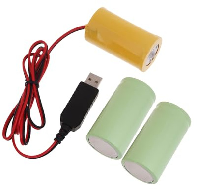 WLNEXT Ad alte prestazioni USB a 4.5V LR20 D Eliminatori di batteria a lunga durata per 3x1.5V LR20 D Prodotto alimentato a batteria