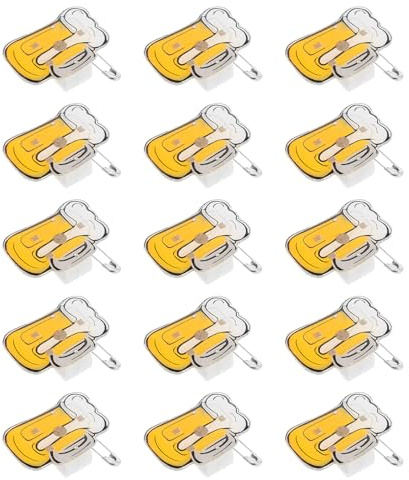 SUPVOX Lot de 15 Broches Lumineuses de Chope de Bière Accessoires pour Vêtements et Paquet Broches Oktoberfest Décoratives pour Fêtes et Festivals Épingles Originales et Colorées