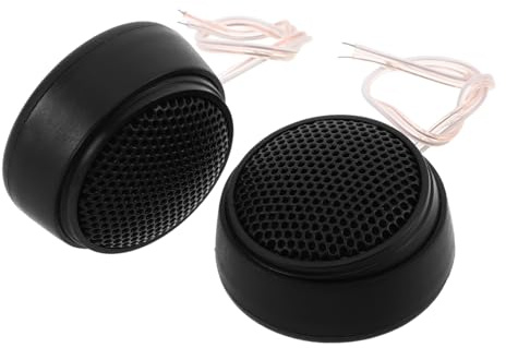OFFIGAM Altoparlanti Tweeter per Veicoli, Tweeter a Cupola per Autoradio, 1 Coppia, Accessori per Casse Audio Auto e Riparazione Impianti Stereo