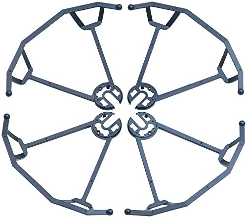 Simulus Zubehör zu Quadrocopter-Drohnen: Rotorenschutz-Set für Quadrocopter GH-4.FPV, 4-teilig (Quadrocopter HD-Kamera, Quadcopter mit Kamera)