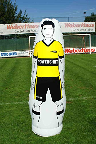 POWERSHOT Trainingsdummy aus Weich-PVC für Fußball, Handball, Basketball - aufblasbar - 3 Größen - AIR Dummy