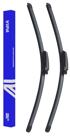 Vipa Car Parts Premium Wiper Blade Kit | Fits: BENTLEY CONTINENTAL Coupe (Jun 2003 to Mar 2018) | All-Weather Performance | Durable, Streak-Free Windshield Wipers | Easy Installation