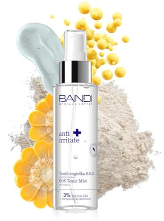 Bandi Tonico Viso Spray Rinfrescante Acqua Rinfrescante Tonico Viso Idratante Pelle Sensibile Sos Microbiome Idratazione e Sollievo 200ml
