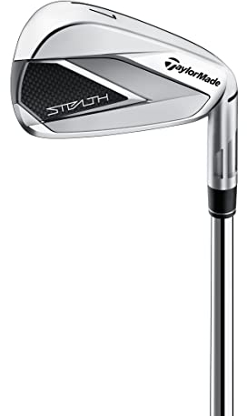 TaylorMade Golf Stealth Iron Set Mens Left Hand 5-PW, AW Steel Regular