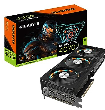 Gigabyte GeForce RTX 4070 Ti Gaming OC V2 12G Grafikkarte, 3X WINDFORCE Lüfter, 12GB 192-Bit GDDR6X, GV-N407TGAMING OCV2-12GD Grafikkarte