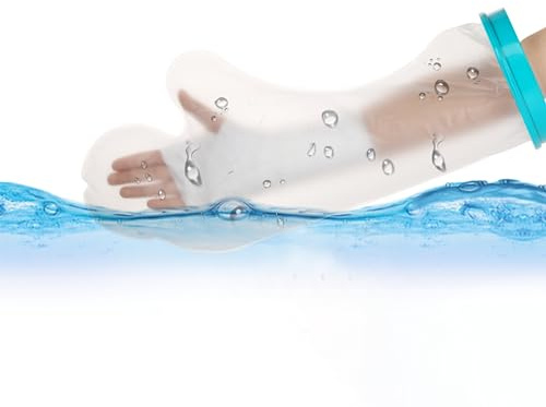Watris Veiyi Protection de plâtre étanche pour adulte - Protection de bandage - Protection de bras de douche réutilisable