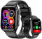 DigiKuber Smartwatch EKG & Zifferblatt/Anruf Annehmen, 1,96 Zoll 320 x 386 wasserdichte Smart Watch mit SpO2, Herzfrequenz, Körpertemperatur für Android iOS