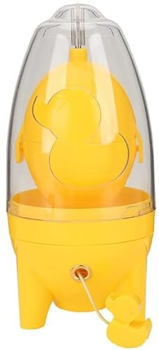 BZVCRTYKL Egg Homogenizer Manual Puller, Egg Scrambler Shaker Whisk, Hand Powered Golden Egg Maker Yolk Mixer with Drawstring, Baking Kitchen Tool/455(Color:Yellow)