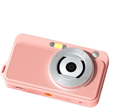 Hanzete Appareil photo numérique 4K 50 MP Écran IPS 5,6 cm Mise au point automatique Zoom numérique 16X Anti-Secouement Batterie Flash intégrée Filtres de beauté Anniversaire Festival Enfants