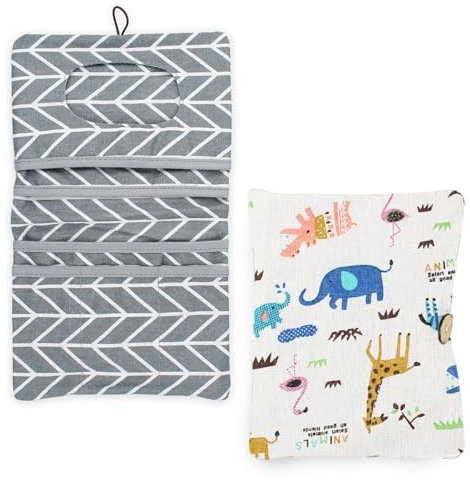 Windeltasche Wiederverwendbare,Wickeltasche Organizer,Windeltasche für Unterwegs,wickelorganizer,Kleine Wickeltasche,für unterwegs mit viel Platz