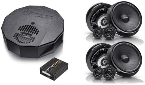 Option Soundupgrade V4 kompatibel mit Skoda Octavia IV - 100% Plug & Play DSP-Verstärker inkl. Plug & Play Adaption, Reserverad-Subwoofer, Front -und Heck Lautsprecher (ab Baujahr 2019)