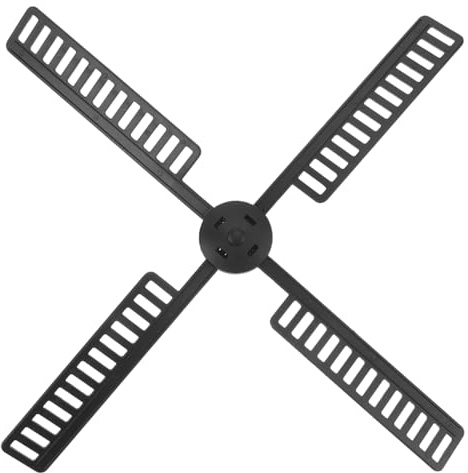 SEWOART Garden Windmill Accessories Solar Powered Wind Mill Blades Replacement Parts for Outdoor Yard Decoration Waterproof Plastic Windmill