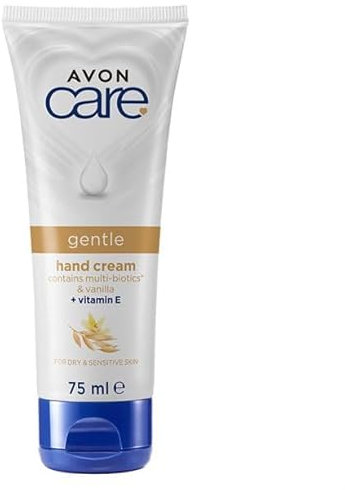 Avon Care Gentle Crème pour les mains à l'avoine et à l'extrait de vanille 75 ml