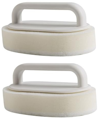 DEARMAMY 2 Juegos De Cepillos De Limpieza Esponjas De Espuma para Quitar El Polvo Estropajos De Baño Esponjas Multifuncionales para Adultos Cepillos De Ducha Húmedos Color PP
