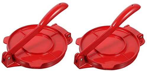 Pressa per tortillas in alluminio, 25,4 cm e 30,5 cm, per tortillas perfette, in acciaio resistente, facile da usare, ideale per tortillas fatte in casa, tacos e focaccine