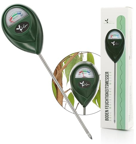 LaGreen Feuchtigkeitsmessgerät für Pflanzen - Feuchtigkeitsmesser für Zimmerpflanzen und Garten - Gartenzubehör Gadget