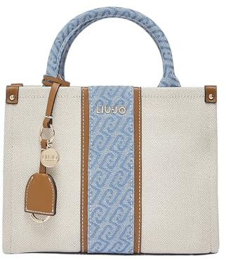 Liu Jo borsetta borsa a tracolla Ridhi Tote Bag Neutro/Denim avorio