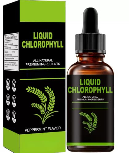 Gouttes liquides de chlorophylle, pour la santé intestinale, végétaliennes