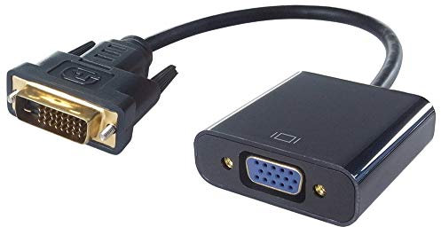Connekt Gear DVI-D 24+1 to VGA Active Adapter - Male to Female (DVI Source)