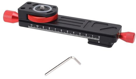Macro Rail Slider, Smoothing Rack Macro Photography Rail Slider with L Shaped Hex Wrench for Photography