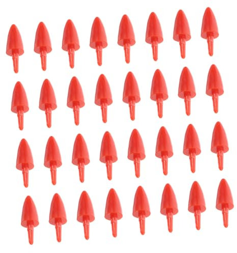 HAPINARY 100stücke Teiliges Schneemann Karottenform DIY Winter Bastelset Langlebige Kunststoffnasen Für Sichere Schneemann Schmuckherstellung Und Weihnachtsdekoration