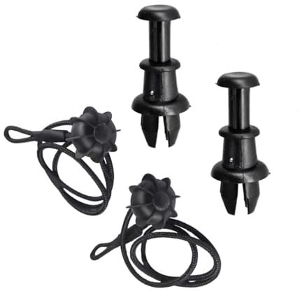 GLILAR Halteband Hutablage Kompatibel Mit Vw Für Golf 5 Mk6 Für Tiguan 1K6863447A 1M6867574A Kofferraum-Kofferraum-Ablagegurt String Clips Tray String Ersatz