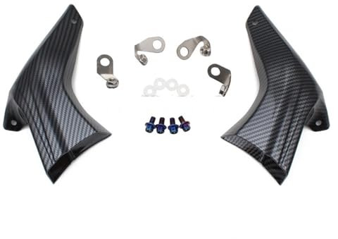 Condotti Aria Freno Di Raffreddamento Kit Kit di montaggio ABS per moto, sistema frenante, copertura di raffreddamento ad aria, adatto per BMW S1000RR S1000XR R1250GS 1200R R1200RS(Carbon Fiber)