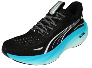 Puma Magnify Nitro 3 Scarpe da corsa da uomo senza stabilizzatori PUMA Black-Speed Blue - Nero