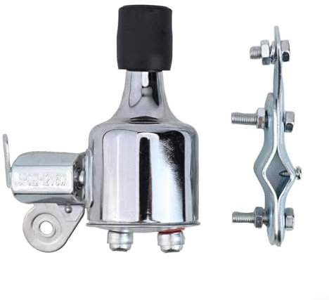 WIIYENA Generador de dinamo para bicicleta de montaña, 12 V, 6 W, lámpara de cabeza de metal de aluminio, generador de fricción, piezas de ciclismo