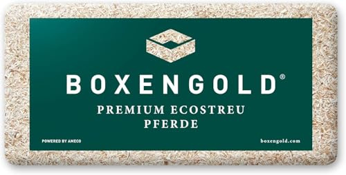 Boxengold Premium Ecostreu Pferde 20 kg – Fichtenholz-Pferdeeinstreu