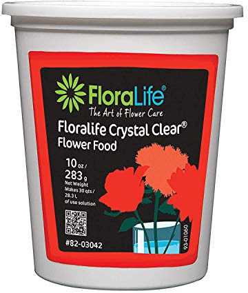 Event Decor Direct Oasis Floralife Crystal Clear Flower Food 300 - Powder - 10 Oz - 12 Pack