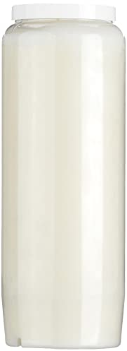 Hautekiet 7159276 - Candela 9 giorni, 6,8 x 20 cm, colore: Bianco