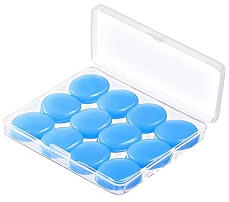 Tapones para los oídos protectores flexibles de silicona para los oídos moldeables para dormir, natación, conciertos, aprender