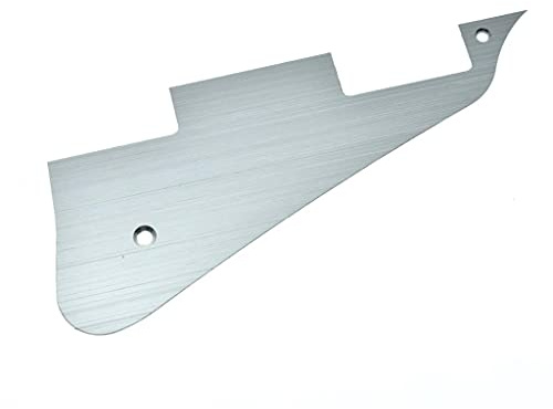 KAISH Metallo Alluminio Anodizzato Stile Moderno LP Standard Pickguard Chitarra Pick Guard Scratch Plate per Les Paul Made in USA Argento