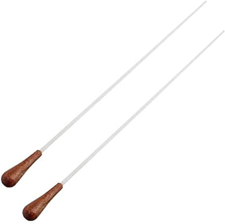 Jiayouy Taktstock mit Holzgriff, 38,1 cm, 2 Stück