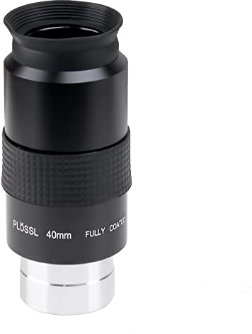 Starboosa 40mm 52° Wide Angle Telescope Eyepiece - 1.25 inch - Soft Eyecup - Beginner - Astronomy Enthusiasts and Beginners