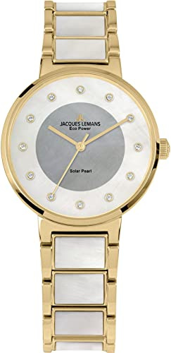 JACQUES LEMANS Damen-Uhren Analog Solar