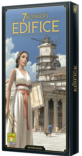 Asmodee 7 Wonders Edifices Espansione, Gioco di Civiltà Vincitore di vari premi, Gioco da tavolo a partire da 10 anni, da 3 a 7 giocatori, Nuova edizione, 30 minuti per partita, spagnolo