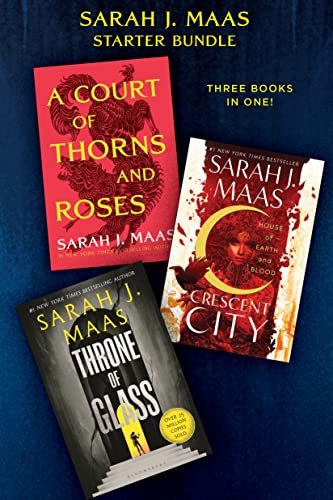 Sarah J. Maas Starter Bundle: A Court of Thorns and Roses, House of Earth and Blood, Throne of Glass