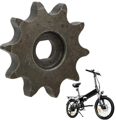 Uxsiya 10 Tooth Sprocket, Lightweight Chain Gears Motor Gears Speed Reduction Motor Pinion Gears for Ordinary Chains