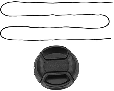 Ohsilv Universell 49mm zentral Pinch Vorderseite Objektivdeckel Fuer DSLR Kamera
