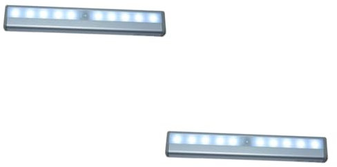 HOMSFOU 2St Sensorlampe led sensor light led sensorleuchte bewegungsmelder schrankleuchte LED Sensorlicht Schranklicht Nachtlicht mit Bewegungssensor Schubladenlampe bewegungssensor licht