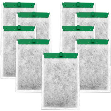Carkio Medium Aquarium Filter Cartridge Compatible with etra Whisper Bio-Bag Power Filters,Aquarium Filter Cartridges, Aquarium Accessories for Tetra ReptoFilter Cartridges Aquariums- 9 Pack