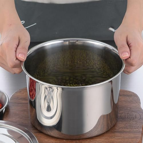 Pentola per Stufato Antiaderente, Pentola per Stufato in Acciaio Inossidabile Durevole, Sana, Inodore, Facile da Mescolare per Cucinare (Diametro S 35,43 pollici)