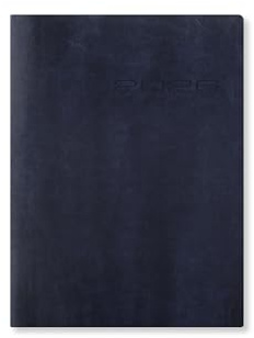 Letts Taschenkalender Lecassa A6+ Tag pro Seite mit Appointments Multilingual Navy 2026