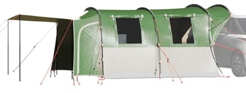 Homgoday Car Tent 4-Person Green Waterproof,Campervan awning.Drive away awning,Campervan awning canopy,Camping Awnings,CT-5