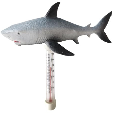 Floating Pool Thermometer - Outdoor Water Gauge | Sea Animal Shape Fish Pond Meter | Bathtub Temperature Reader | Swimming Heat Sensor | Garden Hydro Tester For Patio Liquid Scale