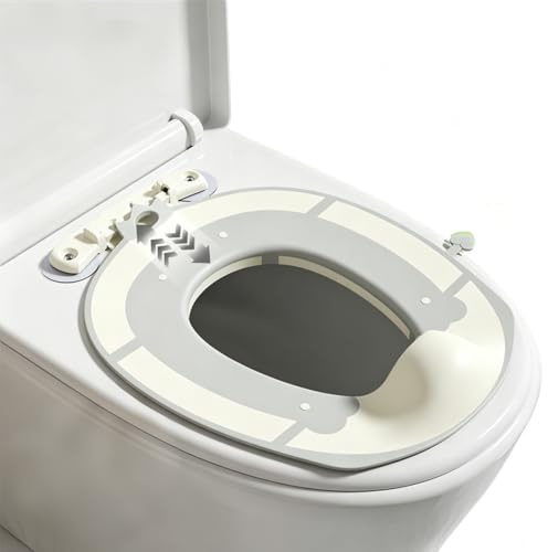 Faltbarer Toilettensitz Kinder, Reise Toilettensitz mit Weichgummi-Urin Barriere, Universal Klositz für Kinder mit Saugnapf, Einstellbare Länge, Einfach zu Benutzen, Kindertoilettensitz für ab 2 Jahre